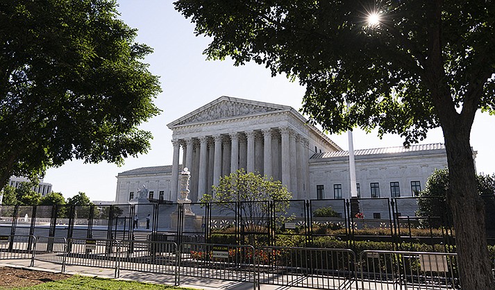 The U.S. Supreme Court on Monday, June 6, 2022, in Washington. (AP Photo/Manuel Balce Ceneta)