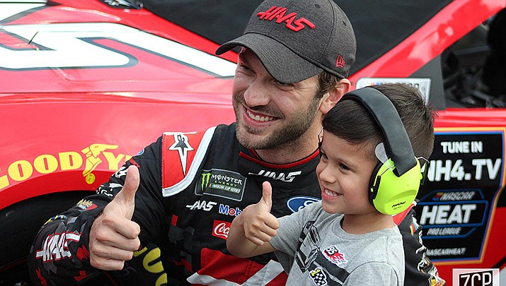 Daniel Suárez became the first Mexican-born driver to win a NASCAR Cup Series race on Sunday. (Photo by Zach Catanzareti, cc-by-sa-2.0,  https://bit.ly/3tu7eko)