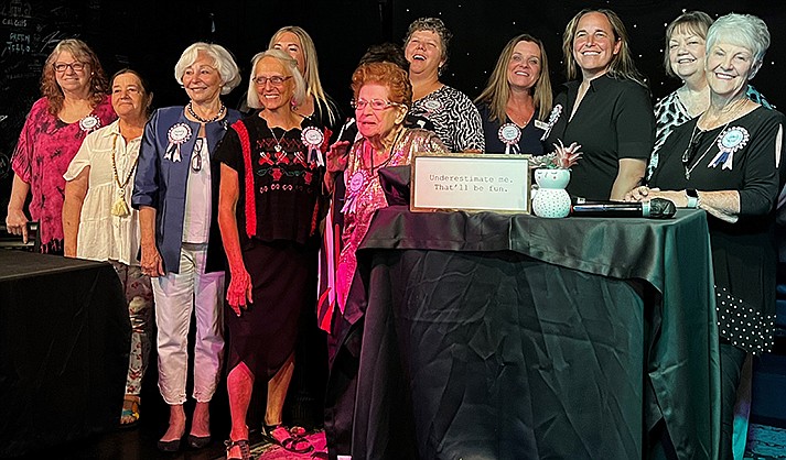 The Sisterhood Connection Foundation 2021-22 Women of the Year winners pose at their awards ceremony at the Main Stage on Sunday, June 12, 2022. (Photos courtesy Tom Coultas)