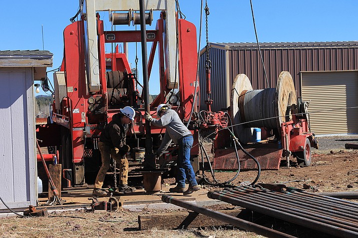 The city of Williams replaced the pump at the Rodeo Well in March 2022. (Wendy Howell/WGCN)