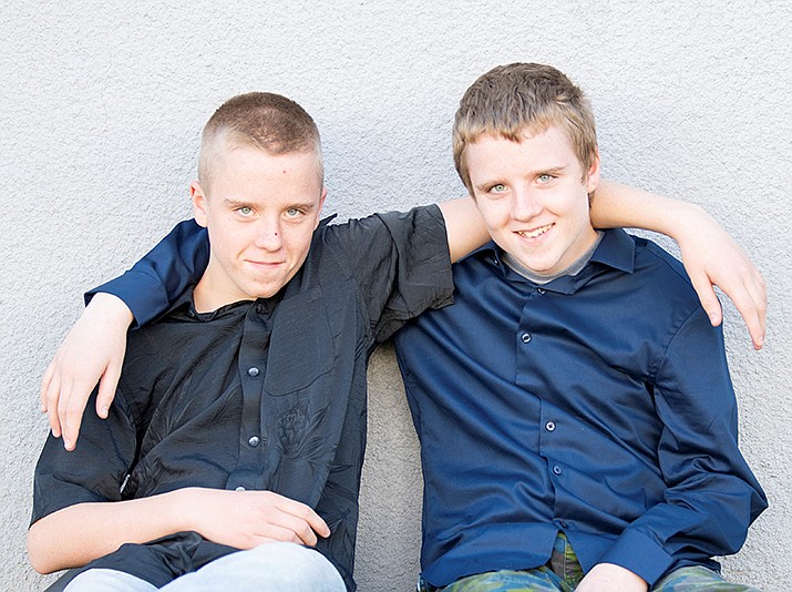 Get to know Jason and Brian at https://www.childrensheartgallery.org/jason-brian and other adoptable children at childrensheartgallery.org. (Arizona Department of Child Safety)