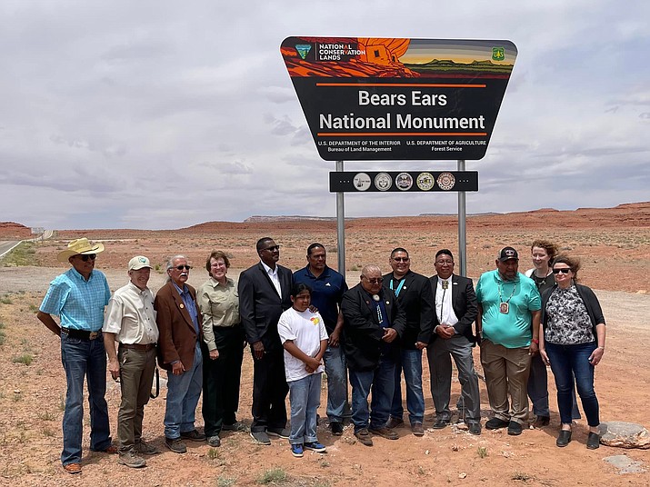 Federal and tribal officials came together June 18 to sign a co-operative agreement for the management of Bears Ears National Monument. (Photo/OPVP)