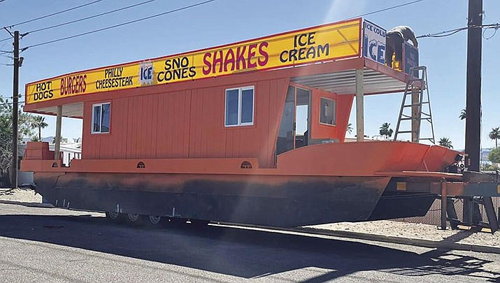 The return of the Big Orange Boat concession in Lake Havasu has been delayed after the boat was damaged while being towed and began to take on water. (File photo by Joey Postiglione/For the Miner)