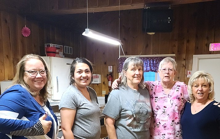 From left: Sergeant of arms — Amber Rose Bird, chaplain — Rozeanna Martinez, secretary and treasurer — Katrina Granstrom, vice president — Cathy Hart and president- Diana Croteau. Not pictured, historian - Norma Mayfield.  (Submitted photo)