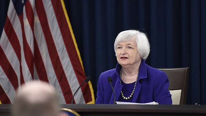 Treasury Secretary Janet Yellen said Sunday that she expects the U.S. economy to slow in the months ahead, but that a recession is not inevitable. (Photo by Federal Reserive, Public domain, https://bit.ly/3Oix0R4)