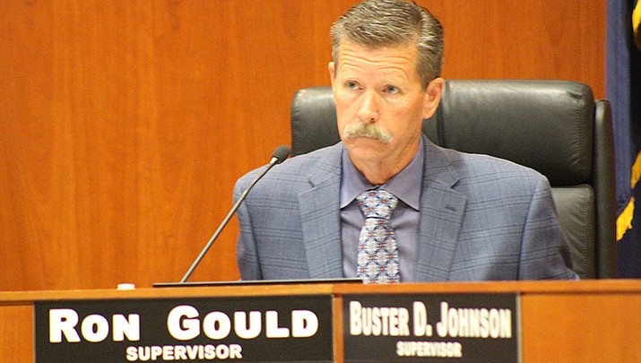 Residents of Mohave County’s fifth county supervisory district represented by Mohave County Board of Supervisors Chairman Ron Gould have until June 30, 2022, to apply for their share of the money received by the county from the federal American Rescue Plan Act. Gould is pictured. (Miner file photo)