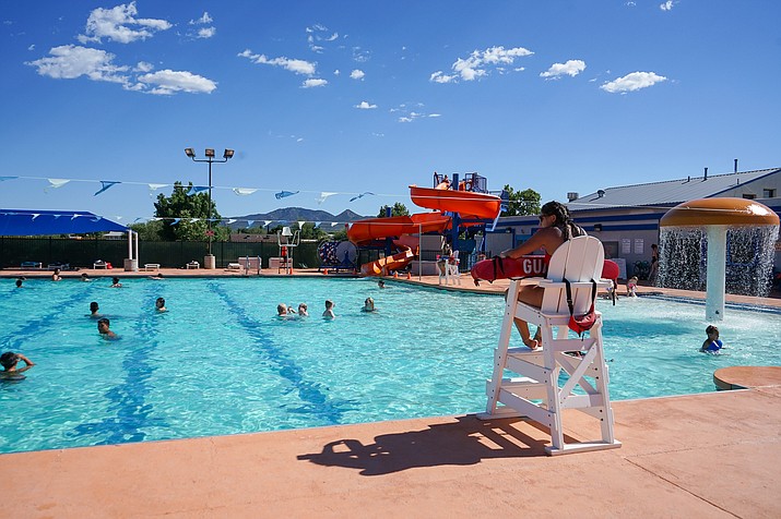 As of Monday, June 27, 2022, the entry fee for open swimming this summer at Prescott Valley’s Mountain Valley Splash pool, 8600 E. Nace Lane, has been lowered to $2 per person. (Town of Prescott Valley/Courtesy)