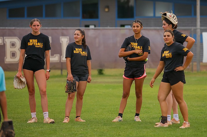 The Winslow Youth softball camp was held June 18. The camp is the idea of Mykenzie Flores, who was a varsity pitcher for the Winslow Bulldogs. (Photos/El Big Guy Photography)
