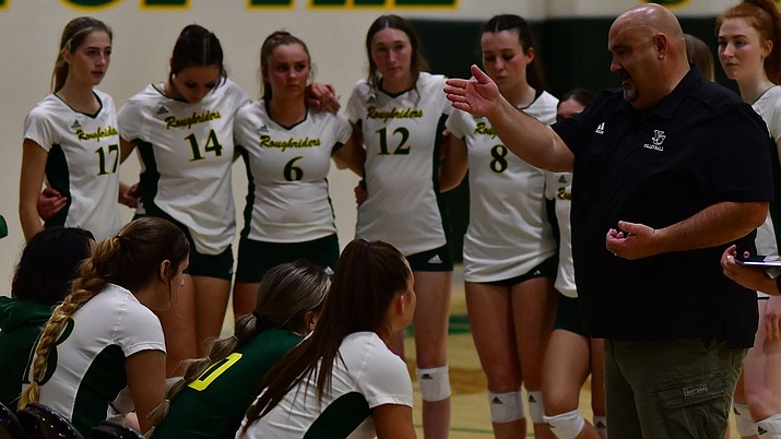 Yavapai College volleyball coach Zach Shaver has resigned after a successful nine-year stint with the Roughriders to accept the head-coaching position at Laramie County Community College in Cheyenne, Wyoming. (Yavapai College Athletics/Courtesy)