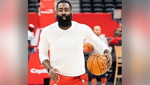 Superstar guard James Harden is taking less with hopes the Philadelphia 76ers NBA franchise can do more. (Photo by All-Pro Reels, cc-by-sa-2.0, https://bit.ly/3qul3vv)