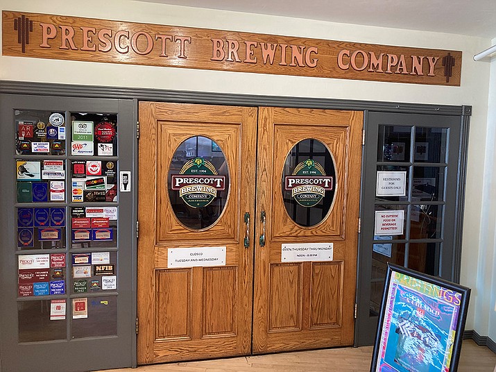 The Prescott Brewing Company (PBC), a popular restaurant and brewery at Bashford Courts in downtown Prescott since 1994, has temporarily closed as of the weekend of June 25, 2022. (Doug Cook/Courier)