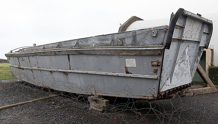 A sunken landing craft dating back to World War II is the latest object to emerge from a shrinking Lake Mead. (Photo by Joost J. Bakker, cc-by-sa-2.0, https://bit.ly/3ydRjbk)