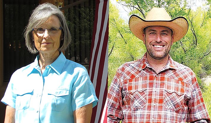Camp Verde Mayor Dee Jenkins and challenger Reason Shipley (Submitted photos)
