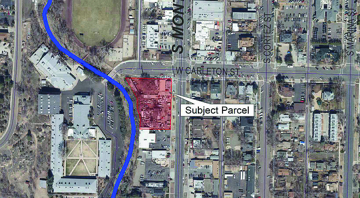 A short-term rental village consisting of 10 Airstream trailers is planned for the southwest corner of South Montezuma Street and West Carleton Street near downtown Prescott. During a meeting on July 14, 2022, the Prescott Planning and Zoning Commission recommended approval of the plan in a 3-2 vote. (City of Prescott/Courtesy)