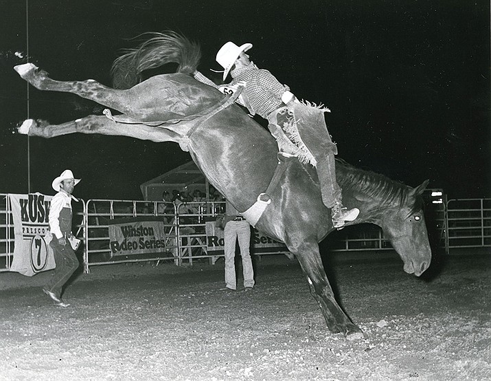 Days Past The World S Oldest Rodeo The Daily Courier Prescott AZ   1983 0098 0318  Night Time Rodeo Elsberry 070222 Web T715 