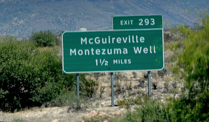 McGuireville exit