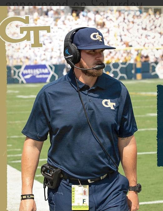 Jason Semore is a former Ganado High School football player who now is a linebackers coach at Georgia Tech University in Atlanta. Semore was a multi-sport athlete for the Hornets. (Photo courtesy Jason Semore)