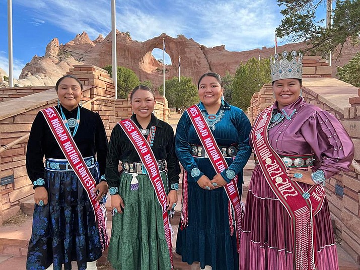 Three contestants are vying for the next Miss Navajo Nation. (Photo/Presidents Office)