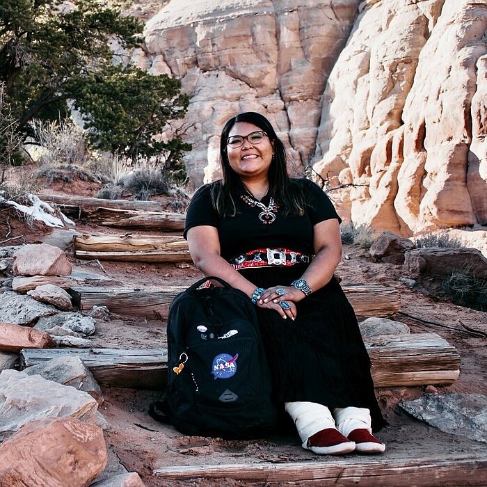 Nylana Murphy is an intern with NASA. Murphy is a Navajo Technical University graduate and member of the Navajo Nation. (Photo/NASA)