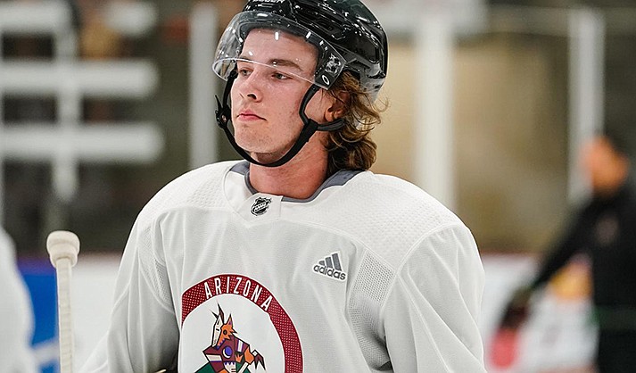 Conor Geekie signed an entry-level contract with the Coyotes. (Photo Courtesy of the Arizona Coyotes)
