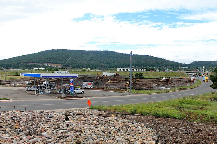 Construction on a new Maverik Gas Station is underway. (Wendy Howell/WGCN)