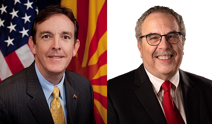 Ken Bennett (left) and Steve Zipperman currently are in a dead heat for the LD1 Senate seat as Yavapai County continues to count ballots.