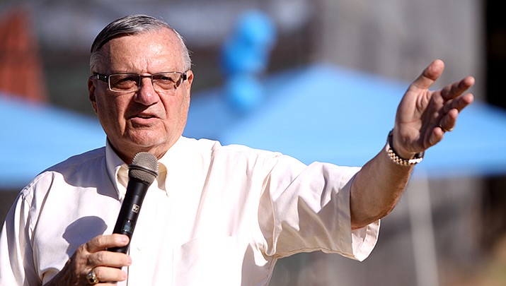 Controversial former Maricopa County Sheriff Joe Arpaio is trailing in his race for mayor of Fountain Hills, an affluent Phoenix suburb. (Photo by Gage Skidmore, cc-by-sa-2.0, https://bit.ly/34nDslh)