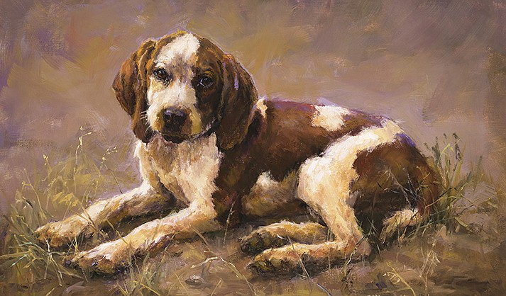 Just a Pup by Shawn Cameron, 12x16, oil. (Courtesy of Mountain Trails Gallery Sedona)