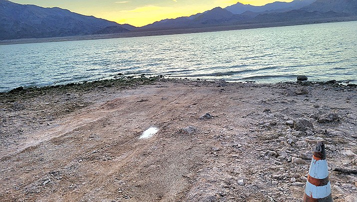 For the fourth time since May human remains have been revealed in Lake Mead by the receding shoreline as water levels in the massive reservoir on the Arizona-Colorado border continue to fall. The lake is pictured at South Cove in this file photo. (Miner file photo)