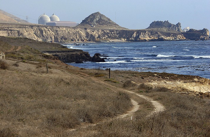 The Diablo Canyon Nuclear Power Plant, south of Los Osos, Calif., is viewed Sept. 20, 2005. California's last operating nuclear power plant could get a second lease on life. Owner Pacific Gas & Electric decided six years ago to close the twin-domed power plant by 2025. But Democratic Gov. Gavin Newsom, who was involved in the agreement to close the reactors, has prompted PG&E to consider seeking a longer lifespan for the plant. (Michael A. Mariant/AP, File)