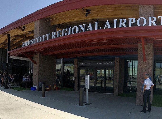 Shown is the new terminal at Prescott Regional Airport. (Cindy Barks/Courier file photo)