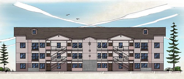 Shown are the proposed Baja Apartments in Prescott Valley. (Town of Prescott Valley/Courtesy)