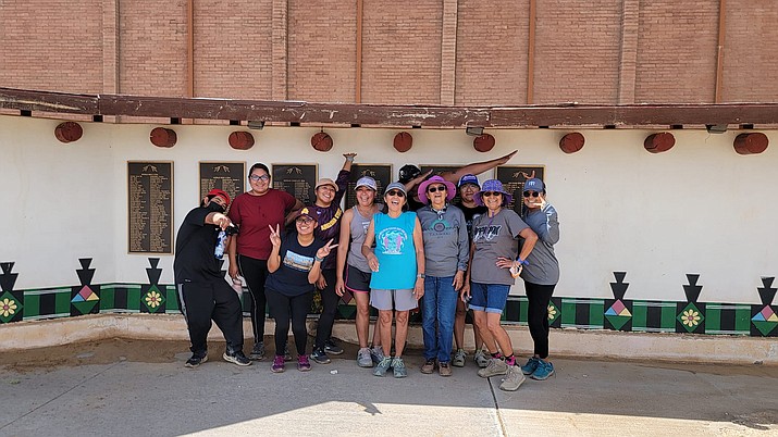 Hopi Wellness Center holds their first hiking event Aug. 13. Everyone had a great time and all were able to take some nice photos of the scenic views. (Photo/Hopi Wellness Center)