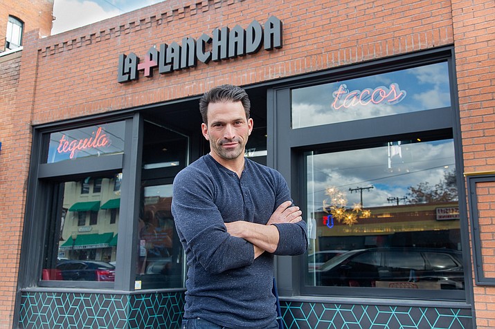 Prescott-based Vivili Hospitality Group’s Skyler Reeves, seen here at his downtown restaurant La Planchada, saw his group debut at No. 2,014 on Inc. magazine’s 2022 ‘Inc. 5000’ list, which features the fastest-growing private companies in the U.S. (J. Lauren PR & Marketing/Courtesy)