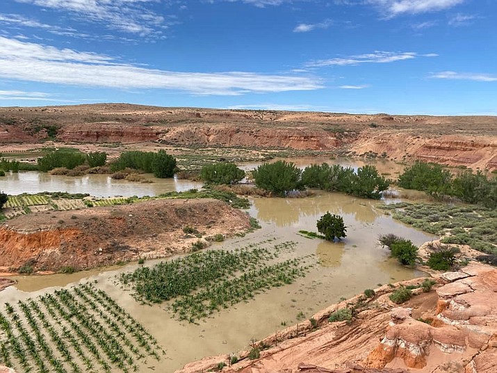 The Village of Moenkopi and other parts of the Hopi Reservation have experienced heavy flooding in recent weeks. (Photos/Halaayvi Monongye)