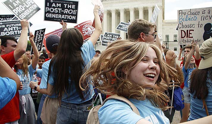 Abortion opponents rejoiced on June 24, when the Supreme Court overturned the right to an abortion. (File photo by Neetish Basnet/Cronkite News)