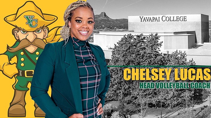 Yavapai announced on Monday, Aug. 29, 2022, that it has hired Chelsey Lucas as its new volleyball head coach. (Yavapai Athletics/Courtesy)