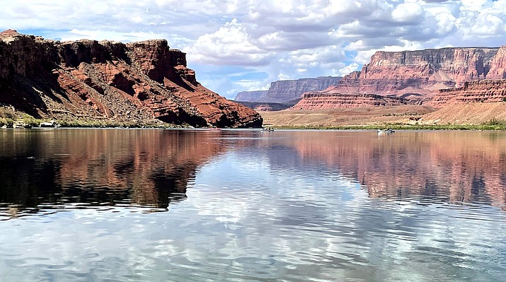 Lees Ferry along the Colorado River in August 2022. (NPS Photo/J. Baird)