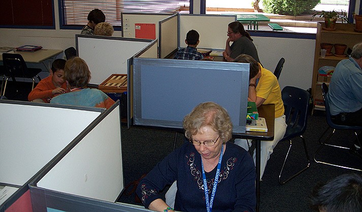 Sedona Literacy Center volunteers at work.