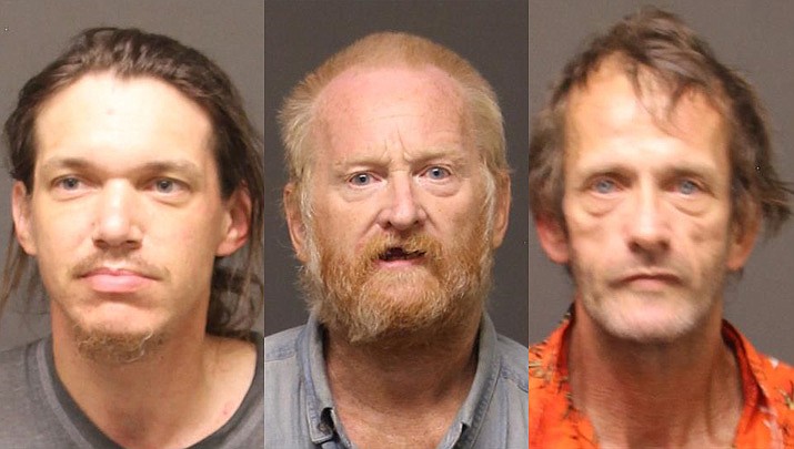 From left is Brent John Gordon, Daryl Dean Hatchard and George Joseph Todd. (MCSO photos)