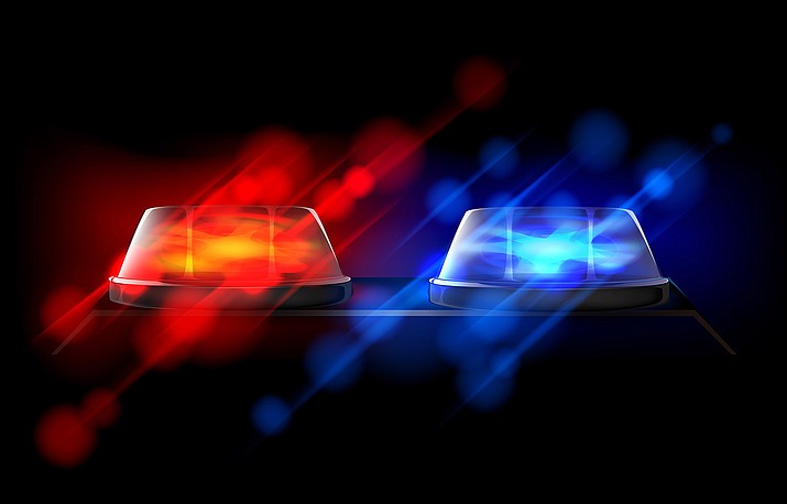 Police beacon. Red and blue emergency flashing siren. (Photo/Adobe Stock)