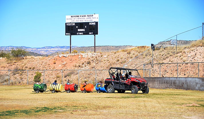 A T-Mobile cell tower had been planned at the ball field for Oak Creek School in Cornville, but the agreement with the school district was terminated. (VVN/Vyto Starinskas)