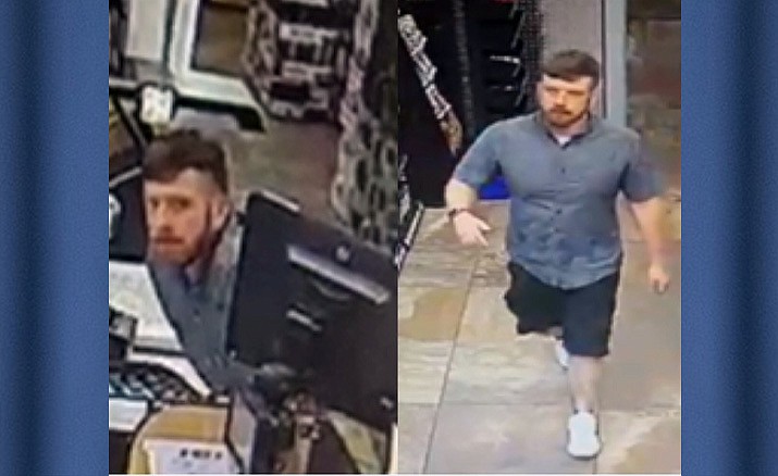 The Prescott Valley Police Department seek a white man, about 30 to 40 years old and 165 to 180 pounds with short, brown hair who allegedly attempted a burglary at Circle K, 2727 N. Glassford Hill Road. (PVPD / Courtesy)