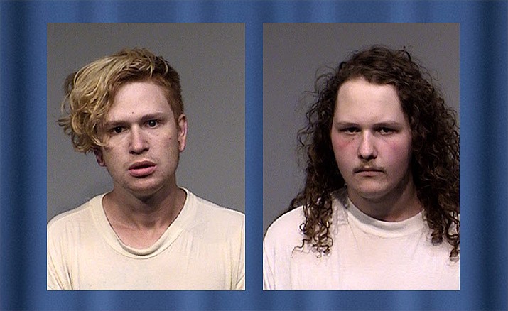 Evan Blackwood, 23, and Blackwood’s 18-year-old younger brother, Michael Smith, were taken into custody on multiple drug- and weapons-related charges. (Partners against Narcotics Trafficking/Courtesy)