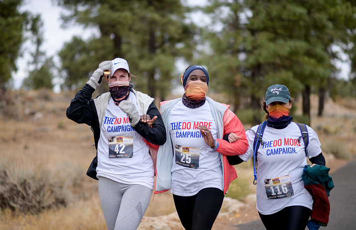 Racers participate in the 2021 Grand Canyon Trail Half Marathon. (Photo/RunTucson)