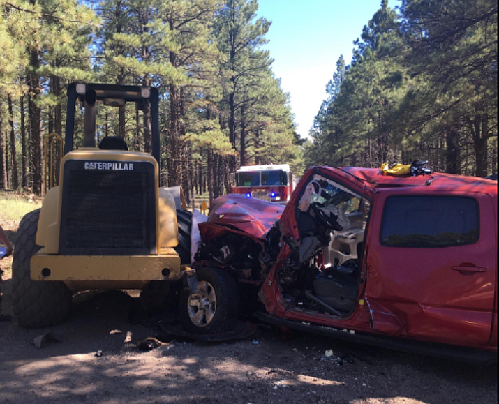 One person was seriously injured in an accident on Spring Valley Road in Parks Sept. 19.  (Photo/CCSO)