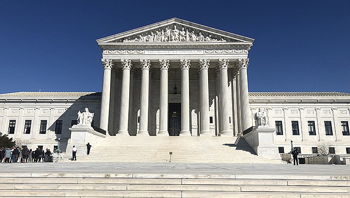 Arizona Supreme Court ruled Tuesday, Sept. 27 that the Arizona commission that regulates utilities cannot prevent a single member from issuing subpoenas to investigate companies that the panel oversees. Shown is the Supreme Court building. (Photo by Marielam1, cc-by-ca-4.0, https://bit.ly/3c5Ag12)