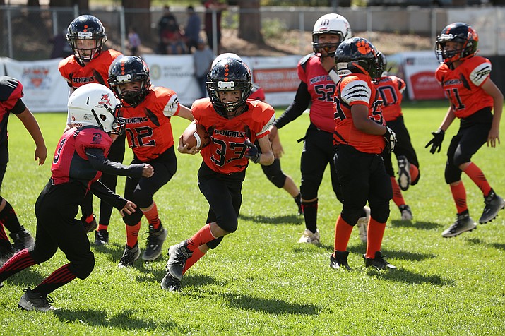 Williams Youth Football Bengals and Tigers faced Page at home Oct. 1. (Marilyn R. Sheldon/WGCN)