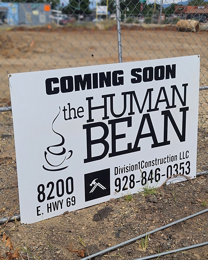 Site work has begun on the Human Bean coffee shop on Robert Road. (Town of Prescott Valley/Courtesy)