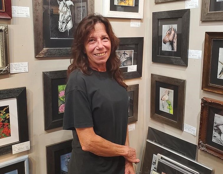 Lisa Noble's work can be seen at the Gallery in Williams.(Erin Ford/WGCN)
